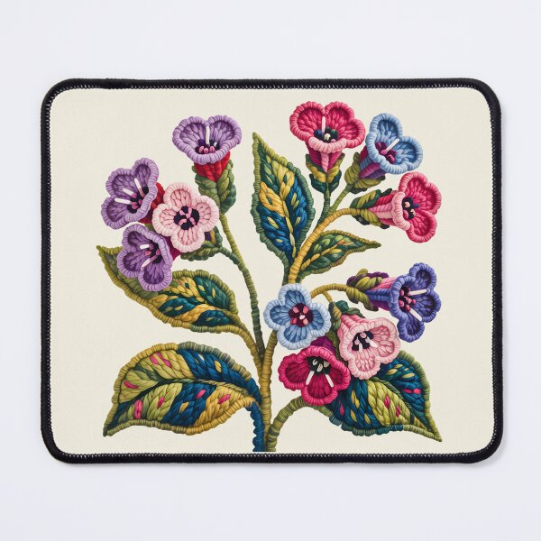 Item preview, Rug Hooking-Pulmonaria Cottagecore Bouquet designed and sold by JessArty ⭐⭐⭐⭐⭐.