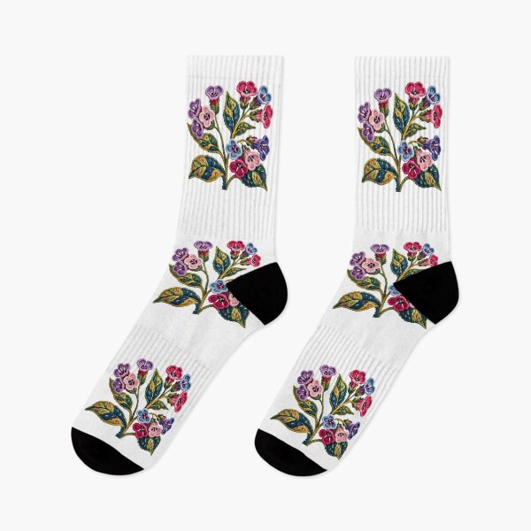 Item preview, Rug Hooking-Pulmonaria Cottagecore Bouquet designed and sold by JessArty ⭐⭐⭐⭐⭐.