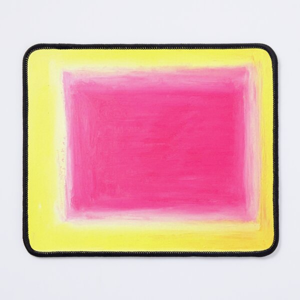 Item preview, abstract in pink and yellow designed and sold by Tereza Pilar Art.