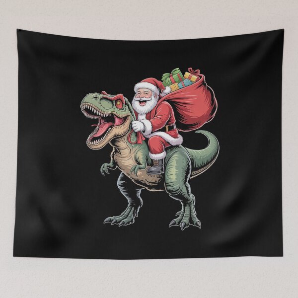 Item preview, Dinosaur Christmas Santa Boys Men Girls Xmas Squad  designed and sold by RuthGAArt.
