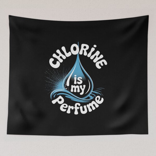 Item preview, Chlorine Is My Perfume Funny Swimming Pool Swim Gift  designed and sold by VasilisLamArt.