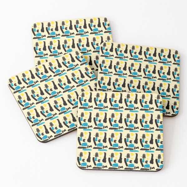 Item preview, Silent Shapes on a Gentle Journey  designed and sold by Krokuschka‘s Art - Print & Textil .