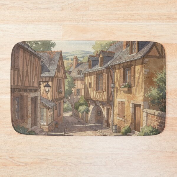 Aperçu de l'œuvre Village du Lot créée et vendue par jefboutique6150.