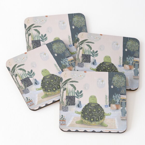 Item preview, Yoga Meditating Tortoise in Indoor Garden designed and sold by lautir.
