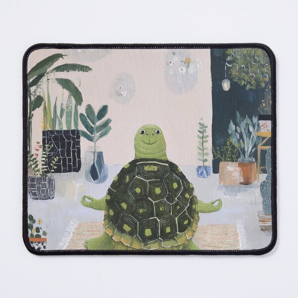 Item preview, Yoga Meditating Tortoise in Indoor Garden designed and sold by lautir.