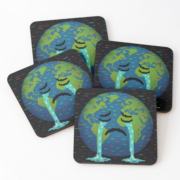 Item preview, Pixel Tears of the Planet designed and sold by Graphic  Grove.