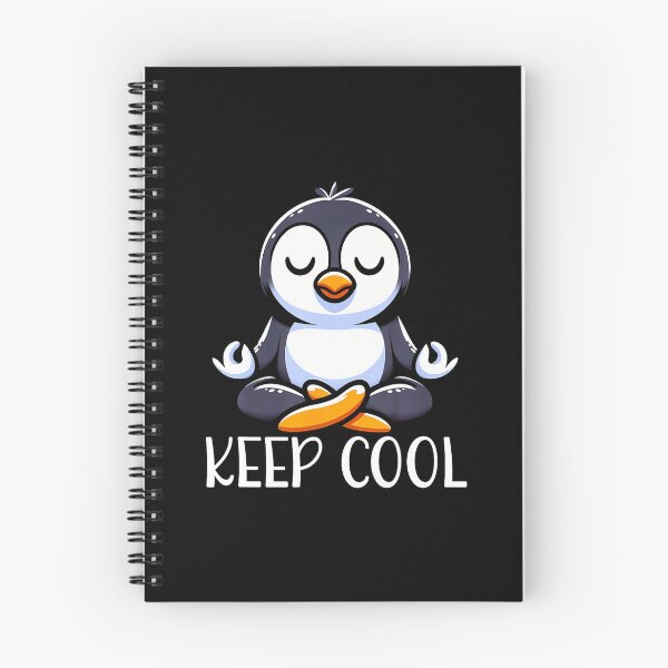 Item preview, Penguin Keep Cool Yoga Meditation designed and sold by AlicaMonica.