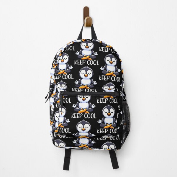 Item preview, Penguin Keep Cool Yoga Meditation designed and sold by AlicaMonica.