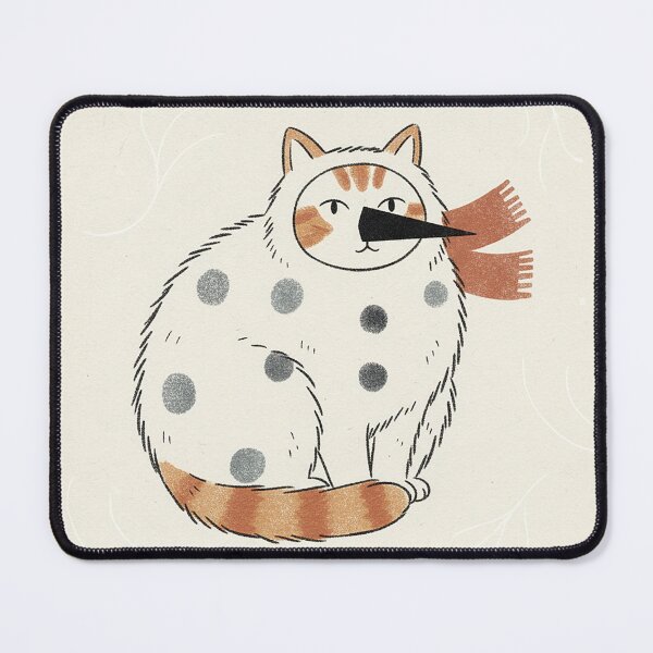 Item preview, Incognito Snowman Ginger Cat Disguise designed and sold by zzz888.