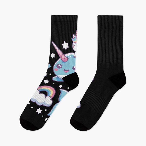 Item preview, Unicorn Riding Narwhal Boys Girls Men Women Kids Rainbow designed and sold by RoyTill0Art.