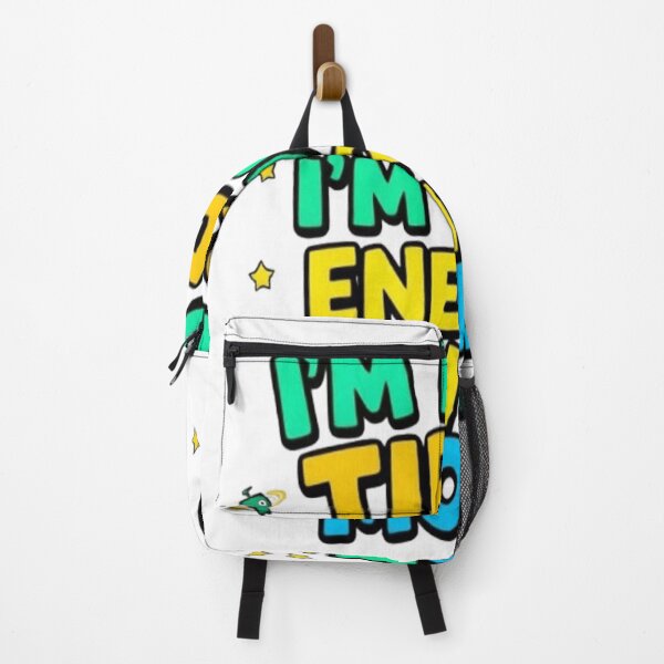 Item preview, Not Tired Just Energy Saving Mode – Funny Motivational Quote Bold Text Sticker designed and sold by Trendworld00.