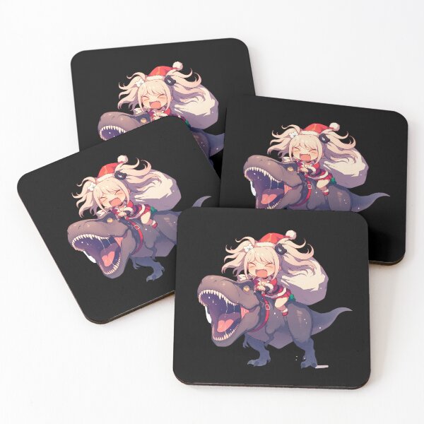 Item preview, Junko Enoshima Christmas Dinosaur Ride Danganronpa Anime designed and sold by Raslbazola.