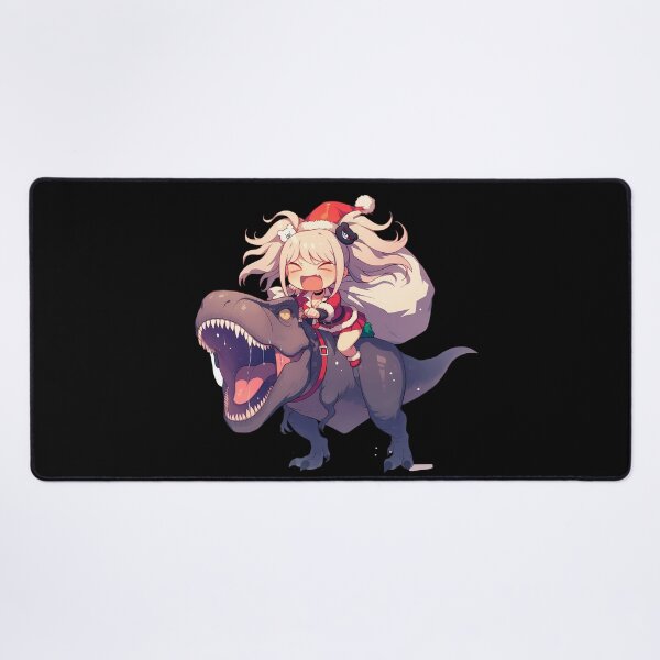 Item preview, Junko Enoshima Christmas Dinosaur Ride Danganronpa Anime designed and sold by Raslbazola.
