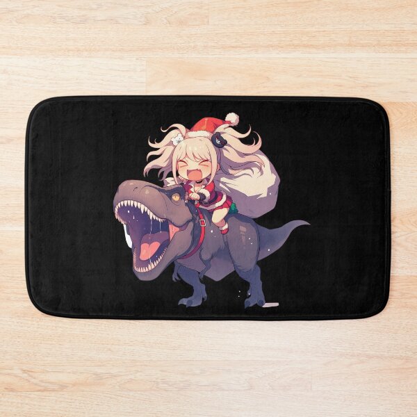 Item preview, Junko Enoshima Christmas Dinosaur Ride Danganronpa Anime designed and sold by Raslbazola.
