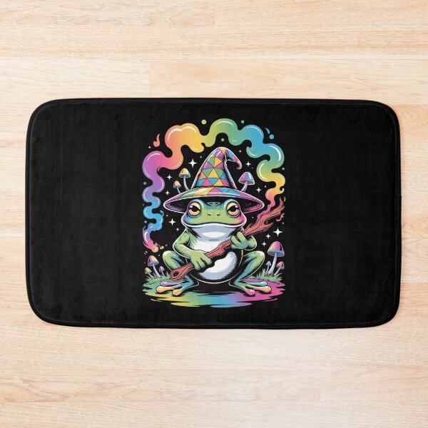 Item preview, Edm Dj Psychedelic Party Rave Frog Wizard Mushroom designed and sold by AlicaMonica.