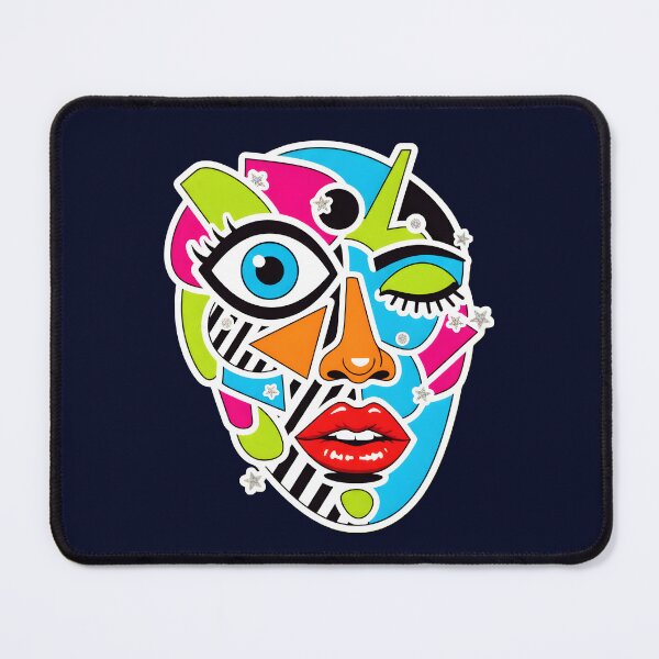 Item preview, Abstract Pop Art Face designed and sold by Dakson Design - Fantasy Art.