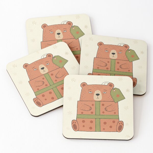Item preview, Unimpressed Brown Bear Holiday Package designed and sold by zzz888.