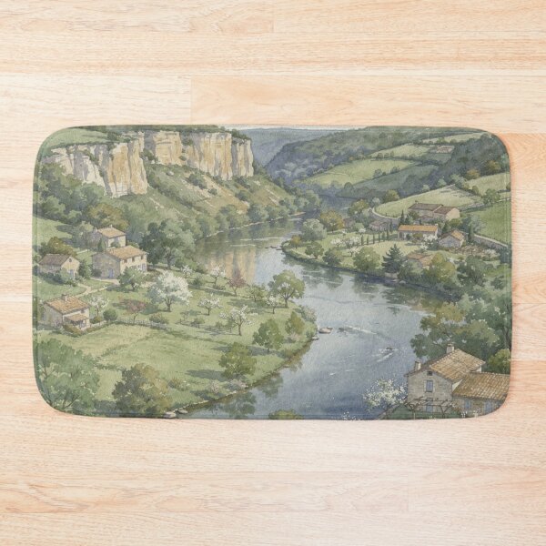 Aperçu de l'œuvre Le Lot (département du Lot - France) créée et vendue par jefboutique6150.
