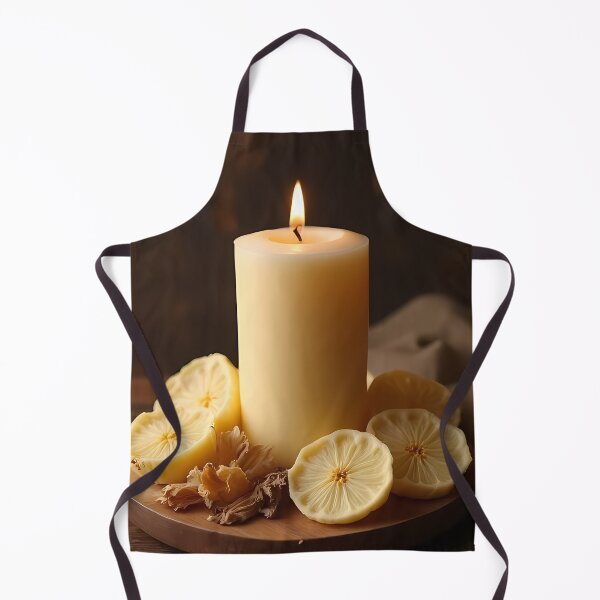 Item preview, Candle, lemon and atmospheric play of light. designed and sold by Mianku | Für das Leben.