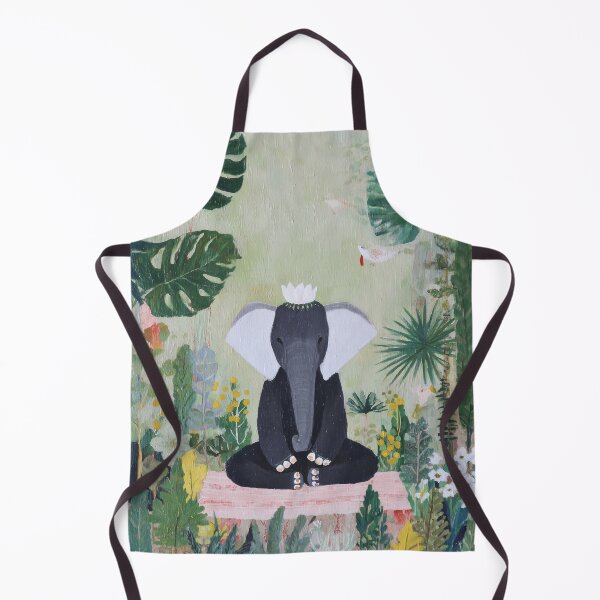 Item preview, Elephant yoga Meditating in Jungle designed and sold by lautir.