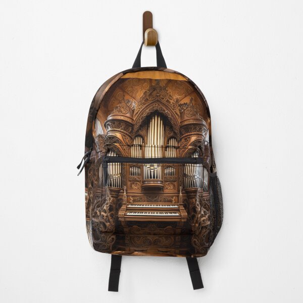 Item preview, Intricate Wood Carved Pipe Organ - Fantasy Forest Chapel Music designed and sold by pinkal.