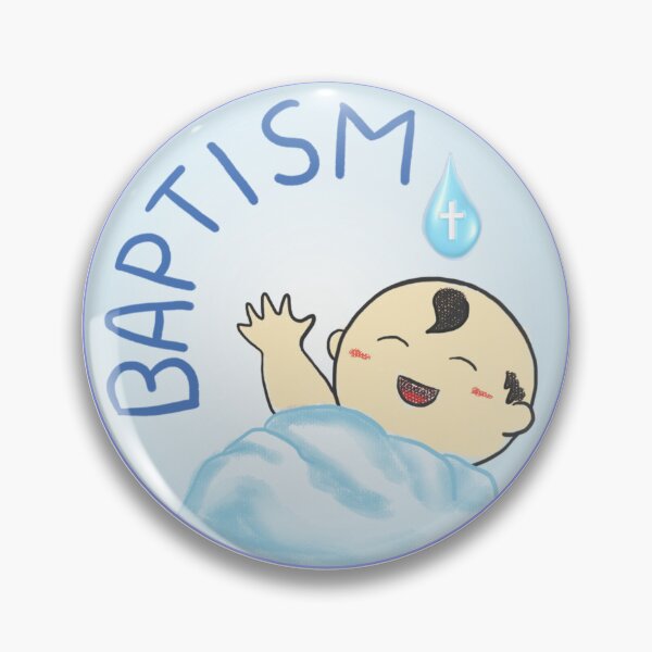 Item preview, Baby Boy Baptism Card - Catholic Christening - Medium skin tone designed and sold by Jazzle Joy.