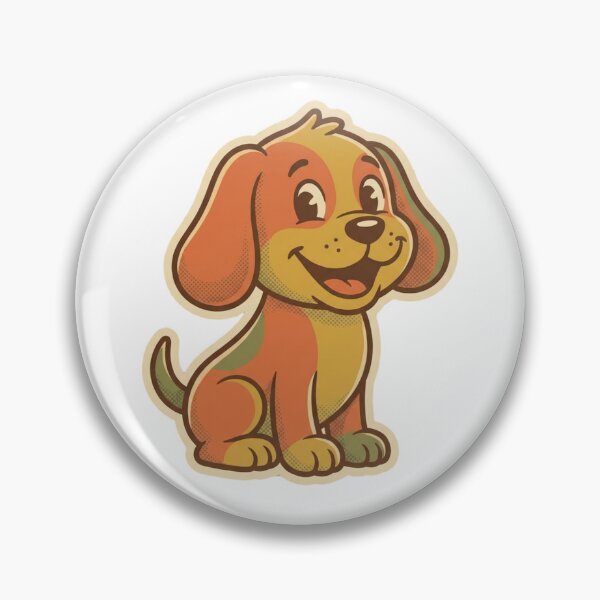 Artikelvorschau, Retro Dog Days – Vintage-Hundeaufkleber aus den 70ern entworfen und verkauft von MTeesGA.