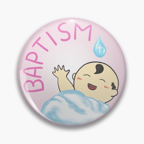 Item preview, Baby Girl Baptism Card - Catholic Christening - Medium skin tone designed and sold by Jazzle Joy.