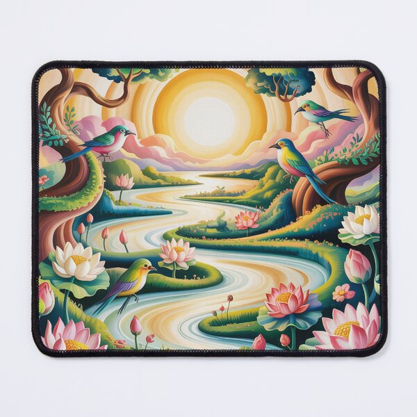 Item preview, A fantastical landscape in, dreamlike style. designed and sold by Lilashakti ⭐️ ⭐️ ⭐️ ⭐️ ⭐️.