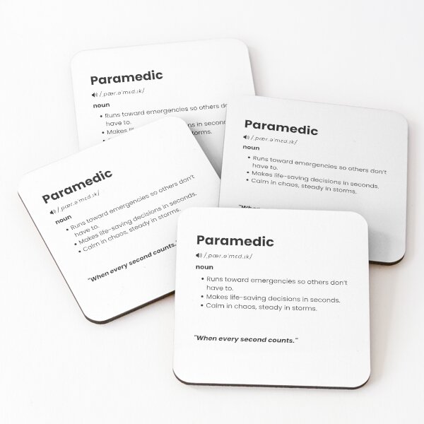 Item preview, Paramedic Definition | EMT Gift for First Responders & Emergency Workers designed and sold by Yuli Club.