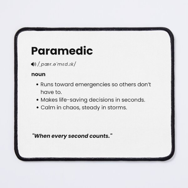 Item preview, Paramedic Definition | EMT Gift for First Responders & Emergency Workers designed and sold by Yuli Club.
