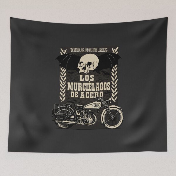 Item preview, Vintage Mexican Bats of Steel Moto Club designed and sold by Kujo Dangerous Vintage.