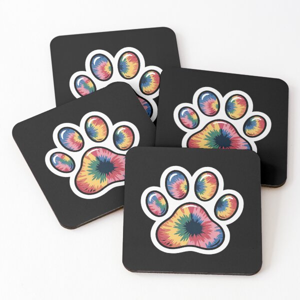 Item preview, Vintage Tie Dye Dog Dad Puppy Dog Paw Print Dog Love  designed and sold by RoyTill0Art.