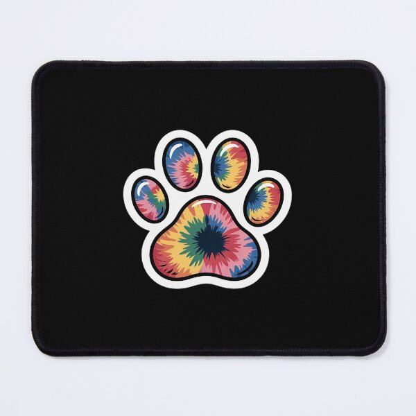 Item preview, Vintage Tie Dye Dog Dad Puppy Dog Paw Print Dog Love  designed and sold by RoyTill0Art.