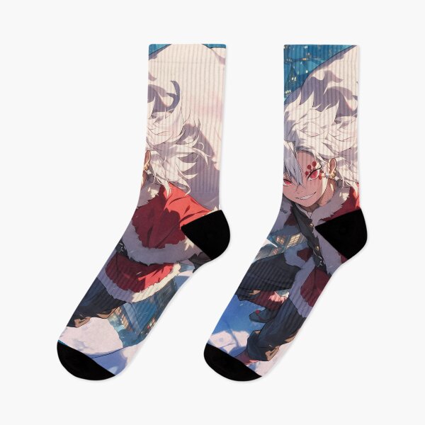 Item preview, Christmas Tengen Uzui Demon Slayer Anime Santa Claus Holiday Winter Festival designed and sold by Raslbazola.