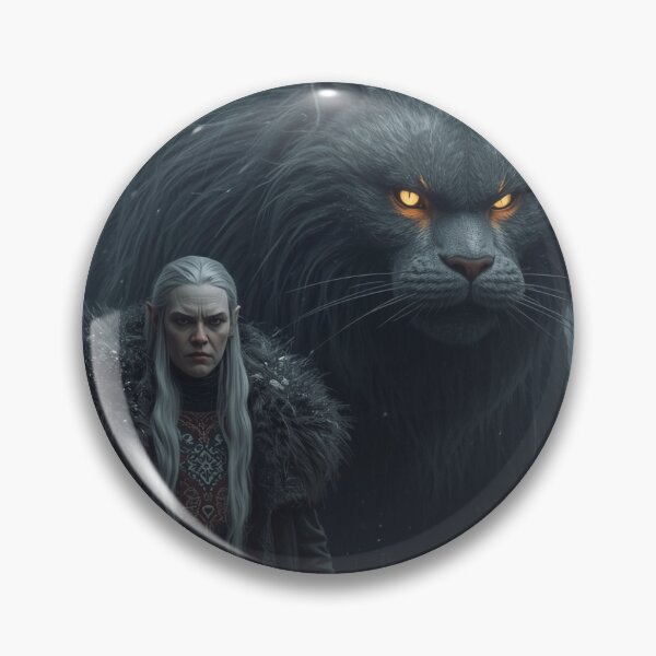 Item preview, Grýla and Yule Cat | Dark Icelandic Folklore Digital Painting designed and sold by AIfolklore.