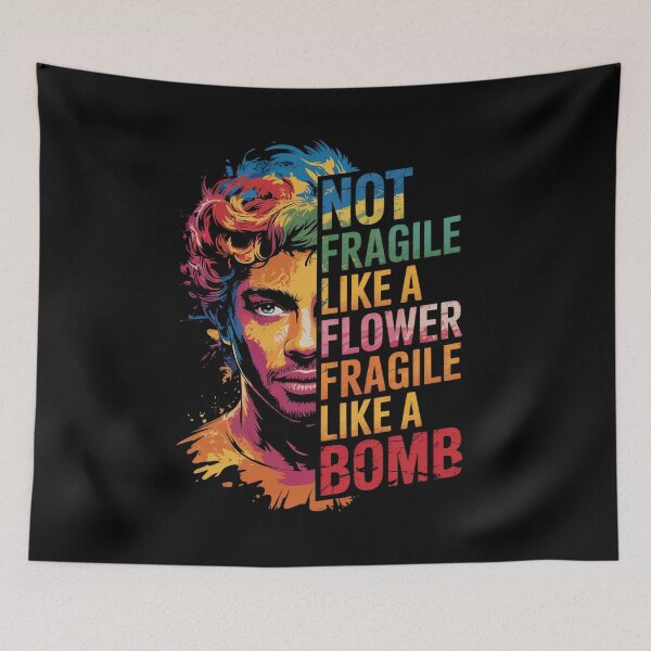 Item preview, Women Not Fragile Like A Flower Fragile Like A Bomb  designed and sold by RoyTill0Art.