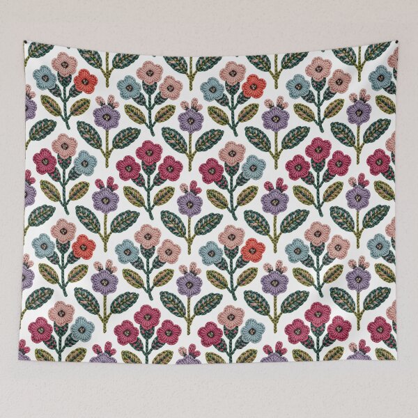 Item preview, Pulmonaria - Rug Hooking Cozy Pattern designed and sold by JessArty ⭐⭐⭐⭐⭐.