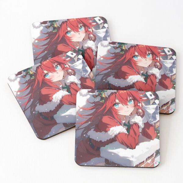 Item preview, Rias Gremory Christmas Magic High School DxD Anime Girl Santa Claus Winter Night designed and sold by Raslbazola.