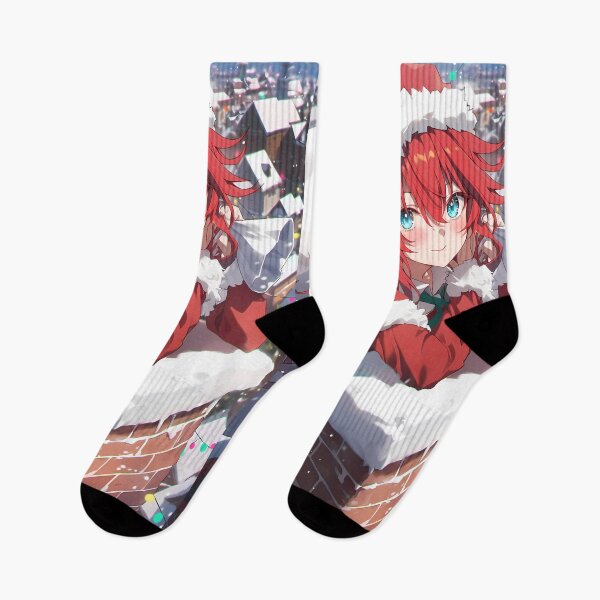 Item preview, Rias Gremory Christmas Magic High School DxD Anime Girl Santa Claus Winter Night designed and sold by Raslbazola.