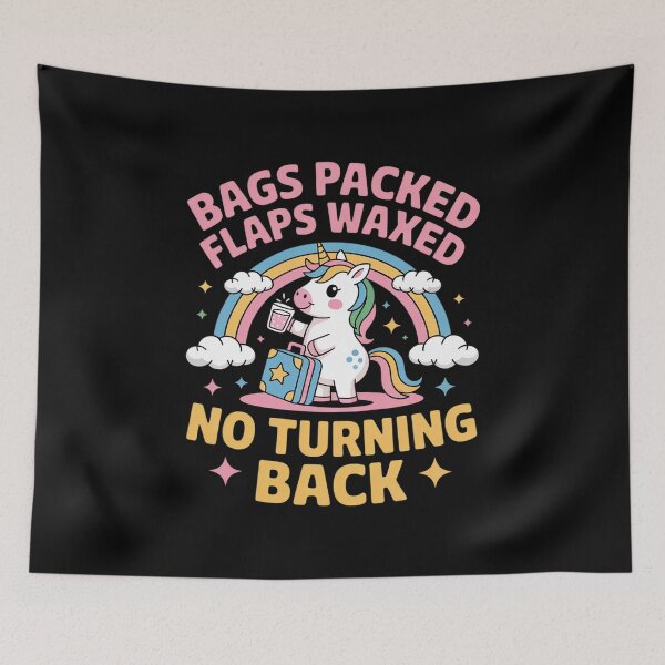 Item preview, Womens Bags Packed Flaps Waxed Funny Unicorn Girls Trip Summer Bags  designed and sold by RoyTill0Art.