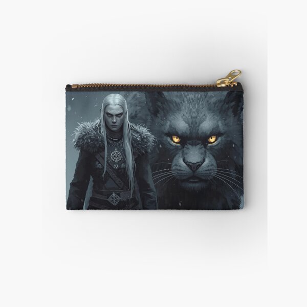 Item preview, Grýla and Yule Cat | Dark Icelandic Folklore Digital Painting designed and sold by AIfolklore.