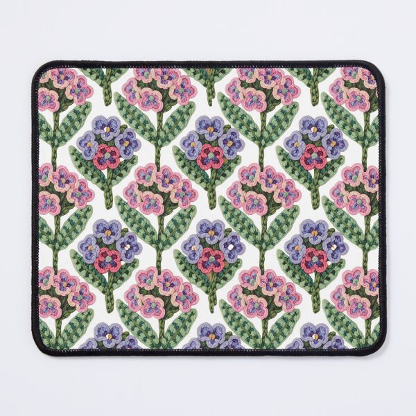 Item preview, Pulmonaria Cottagecore Rug Hooking Floral Pattern designed and sold by JessArty ⭐⭐⭐⭐⭐.