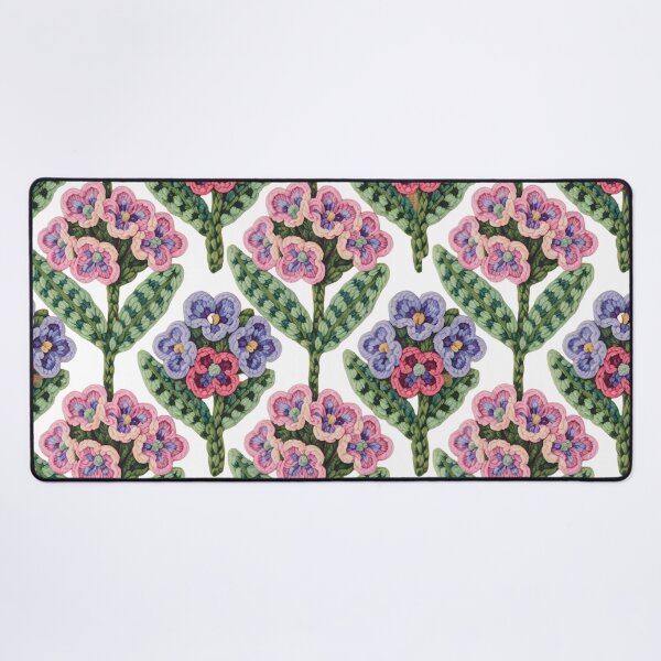 Item preview, Pulmonaria Cottagecore Rug Hooking Floral Pattern designed and sold by JessArty ⭐⭐⭐⭐⭐.