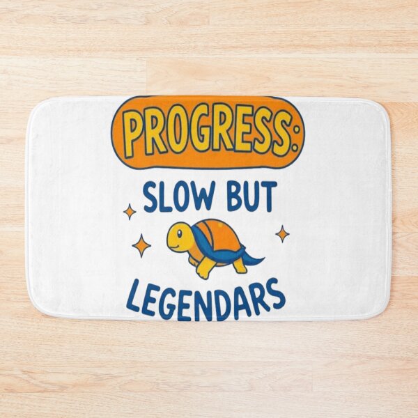 Item preview, Progress Slow But Legendary Turtle Motivation Quote | Cute Positive Aesthetic Design designed and sold by Trendworld00.