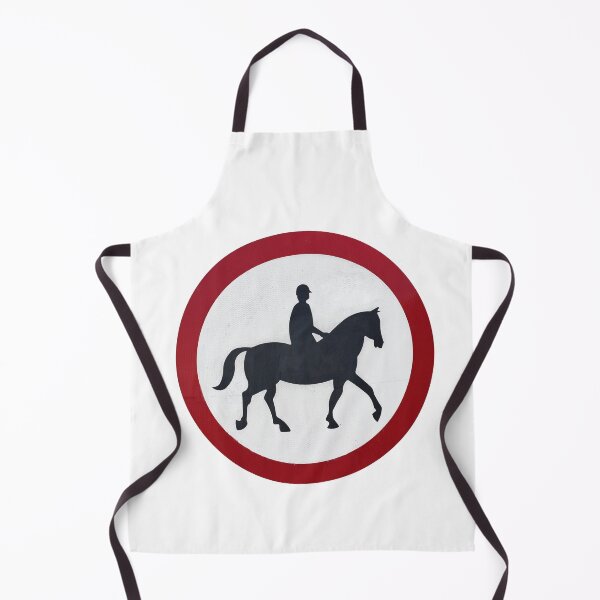 Item preview, Horse Rider Traffic Sign - Equestrian Warning Circle Symbol designed and sold by pinkal.