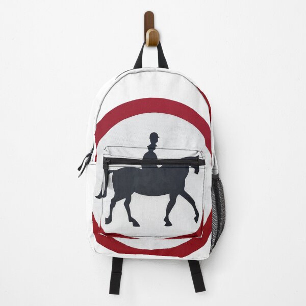 Item preview, Horse Rider Traffic Sign - Equestrian Warning Circle Symbol designed and sold by pinkal.