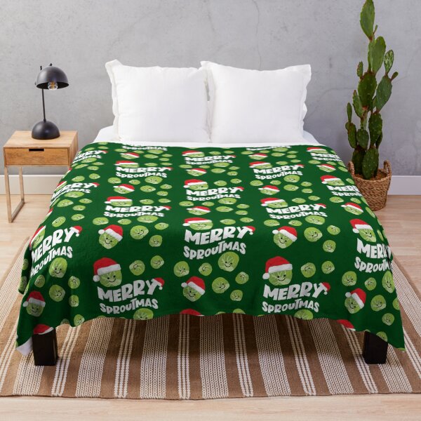 Item preview, Merry Sproutmas - Christmas Brussel Sprouts designed and sold by VicEllisArt.