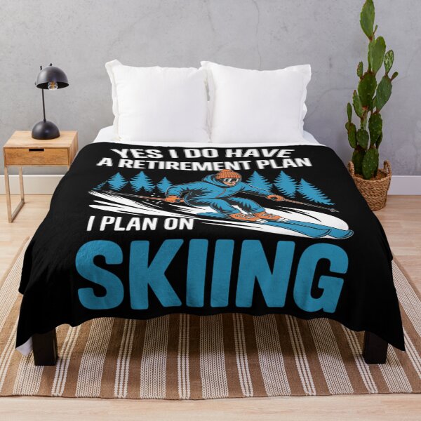 Item preview, Funny Ski Retirement Plan I Plan On Skiing designed and sold by DentistLegal.