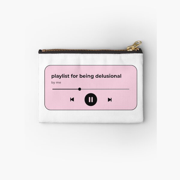 Item preview, playlist for being delusional (music player) (pink version) designed and sold by Hi-kari.